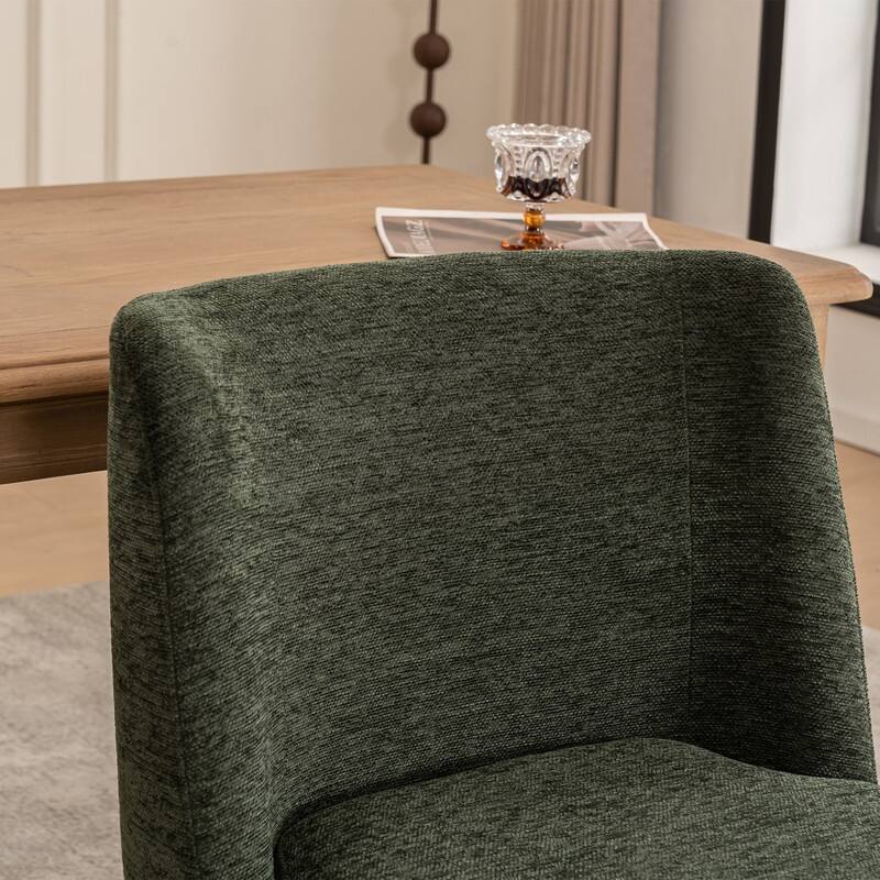 Modern Accent Chair Set of 2, Armless Chairs for Dining Room, Living Room, Bedroom