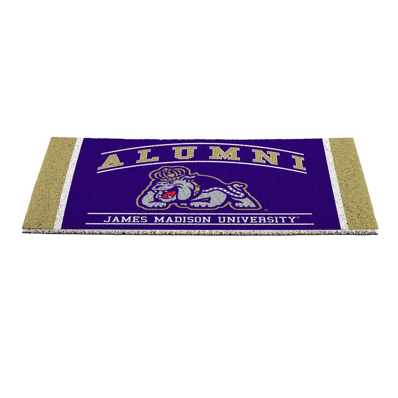 28 in. x 16 in. James Madison University Alumni Full Color PVC Door Mat
