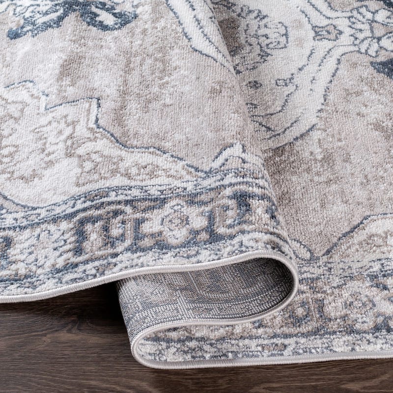 Livabliss Akiva Vintage Medallion Area Rug