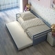 preview thumbnail 26 of 40, Costway Twin Size Trundle Daybed Wooden Slat Support Mattress Platform