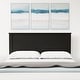 preview thumbnail 1 of 42, Campagne Wood Headboard Queen - Ebony/Black