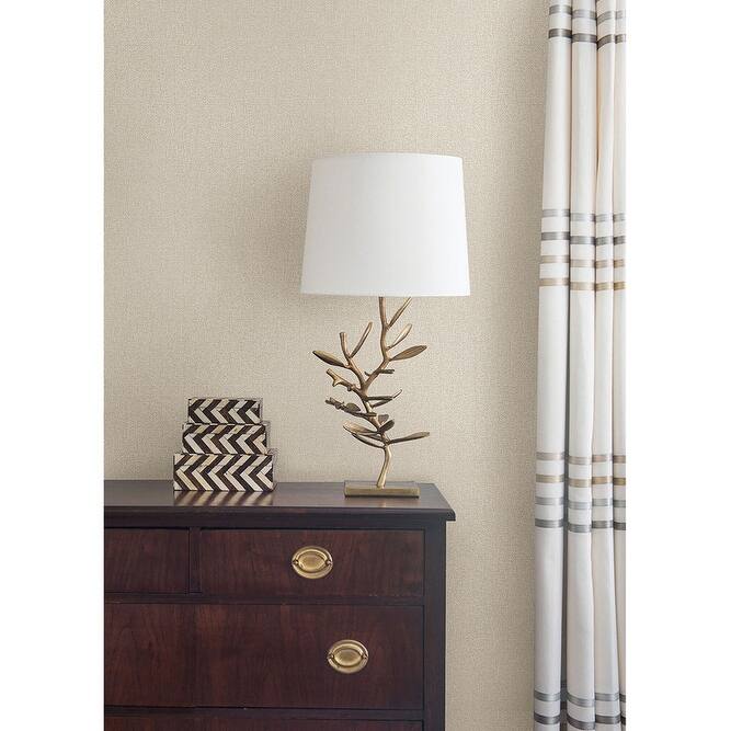 Brewster Basilic Cream Mosaic Wallpaper - 20.5in x 396in x 0.025in