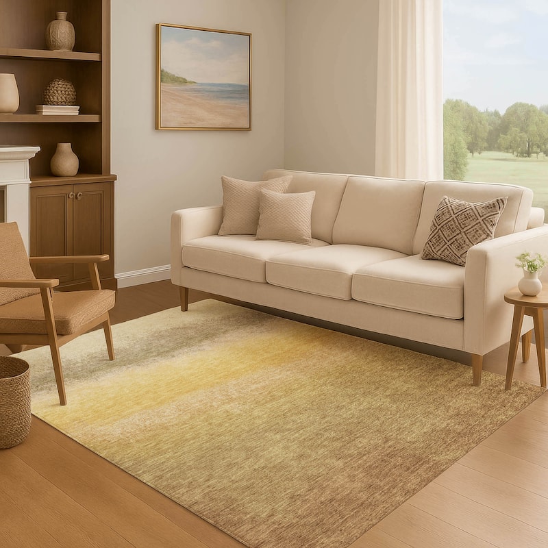 Premium Washable Super Soft Abstract Ombre Mayfield Rug