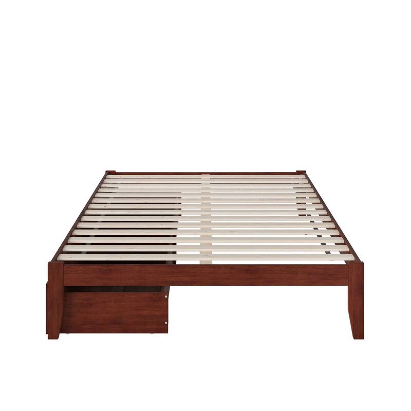 AFI Colorado Platform Bed with Storage and Charging Station