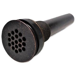 1.5" Non-Overflow 19-Hole Grid Bathroom Sink Drain in Aged Copper