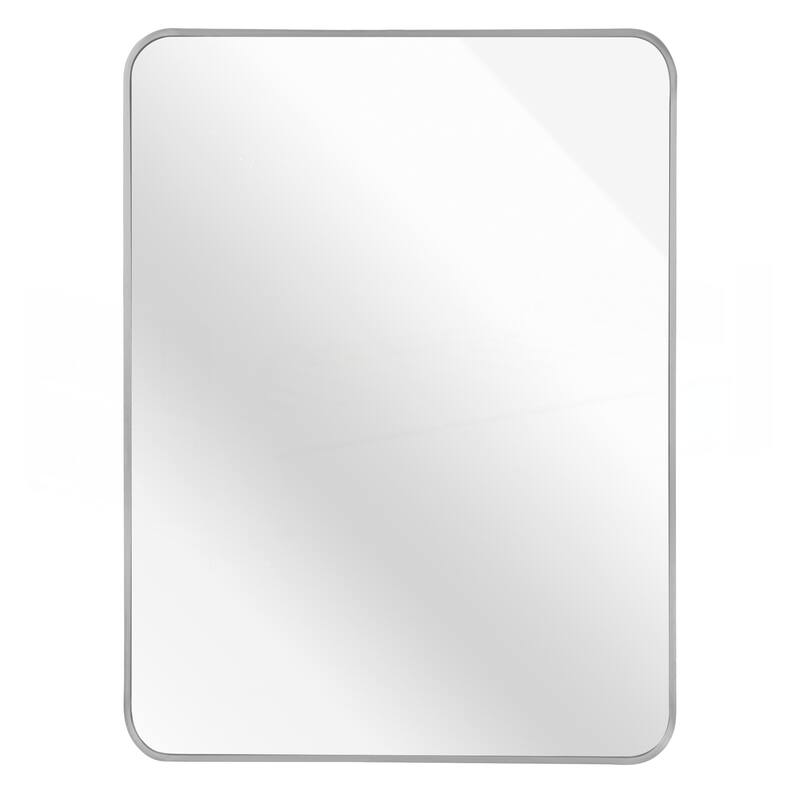 30x40 Inch Metal Framed Rectangular Rectangular Bathrrom Mirror