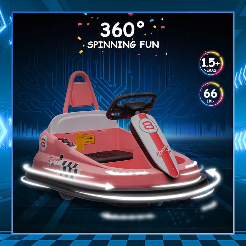 6V Bumper Car for Toddlers