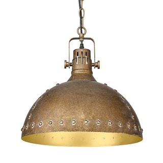 Pendant Light Hanging Lighting with Metal Dome Shade