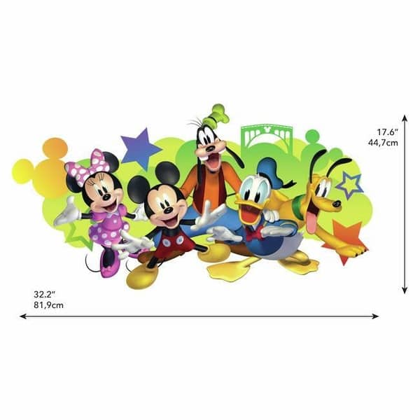 Mickey Friends Peel And Stick Giant Wall Decals by RoomMates