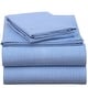 preview thumbnail 39 of 146, EnvioHome Heavyweight Cotton Flannel Bed Sheet Set & Pillow Cases Full - Ticking Stripe