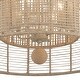preview thumbnail 4 of 9, Jayna 4 Light Burnished Silver Chandelier - 25'' W x 16.5'' H