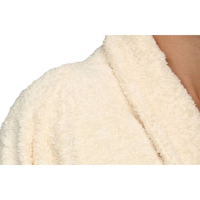 Superior Luxurious 100-percent Combed Cotton Unisex Terry Bath Robe