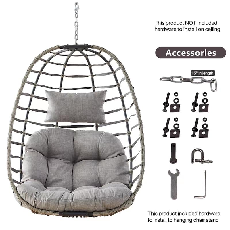 Pocassy Foldable Hanging Egg Chair