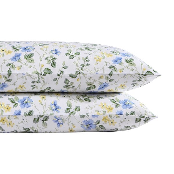 Laura Ashley Soft & Silky Sateen Printed Cotton Sheet Set