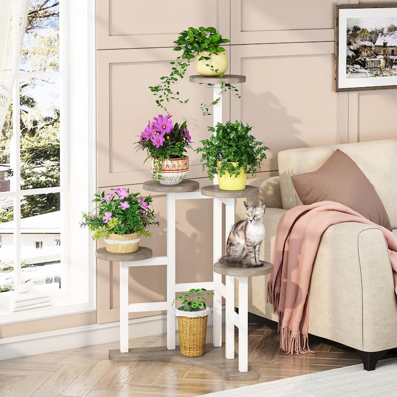 Corner Plant Stand Indoor 6 Tiered Plant Shelf Flower Stand