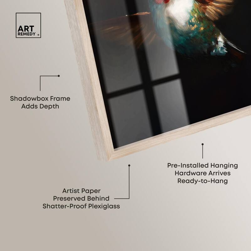 Royal Bird I Shadowbox by Art Remedy