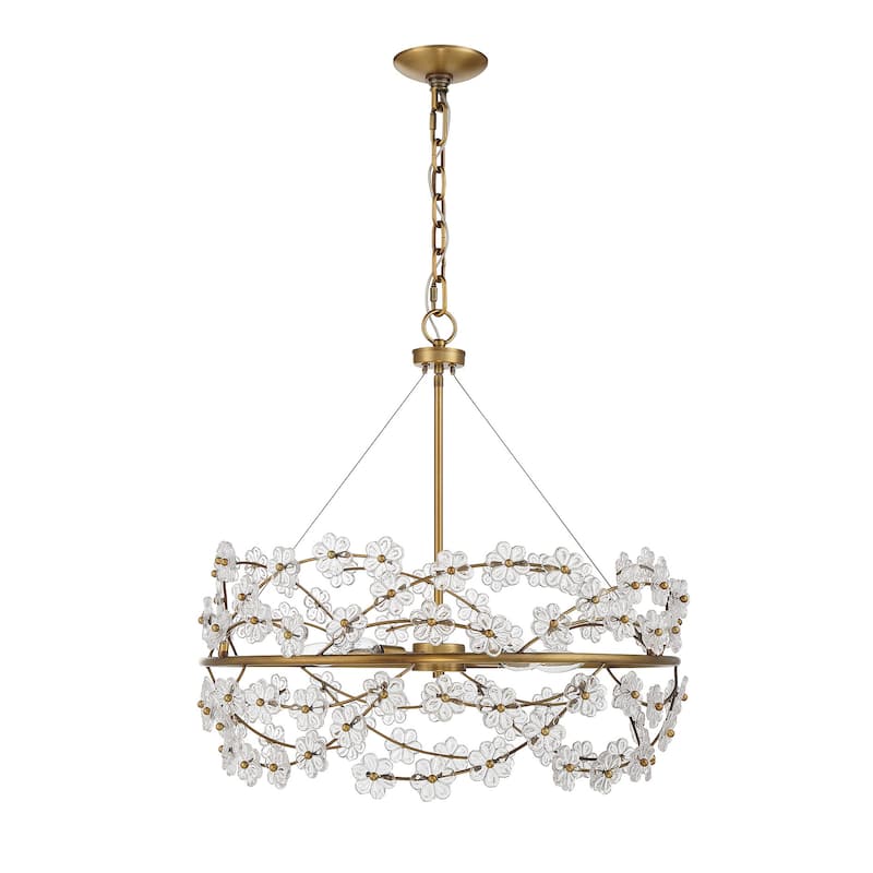 Savoy House 1-1727-5 Camille 5 Light 24" Wide Drum Chandelier