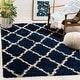 preview thumbnail 14 of 23, SAFAVIEH Dallas Shag Giusy Trellis 1.5-inch Thick Rug