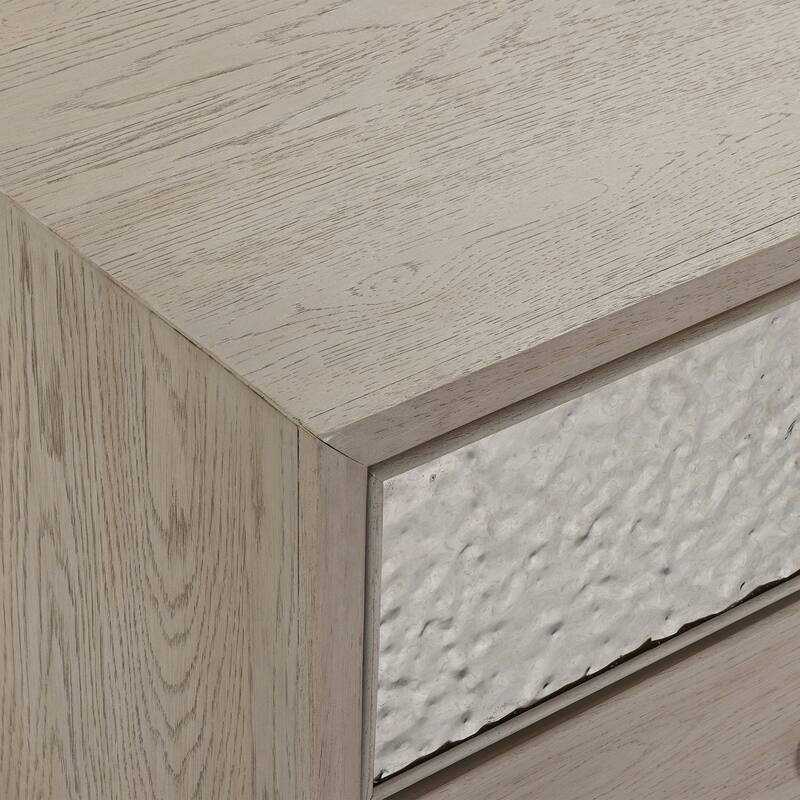 Furniture of America Fable Modern 3-Piece Solid Wood Dresser and 2-Nightstand Bedroom Set