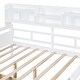 preview thumbnail 12 of 34, Full Size Daybed with 2 Storage Drawers, Modern Sofa Bed Frame Storage Bed for Kids Boys Girls, Wood Slat Support