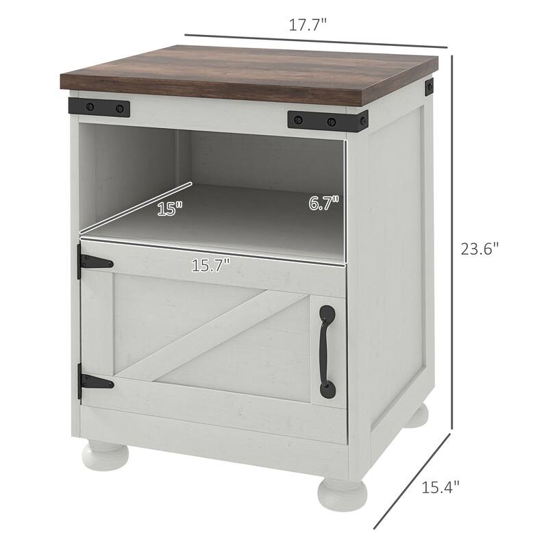 Small Side Table Sofa Table with Storage
