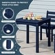 preview thumbnail 60 of 63, Polytrends Garden Party Kids Outdoor 24" Dining Table