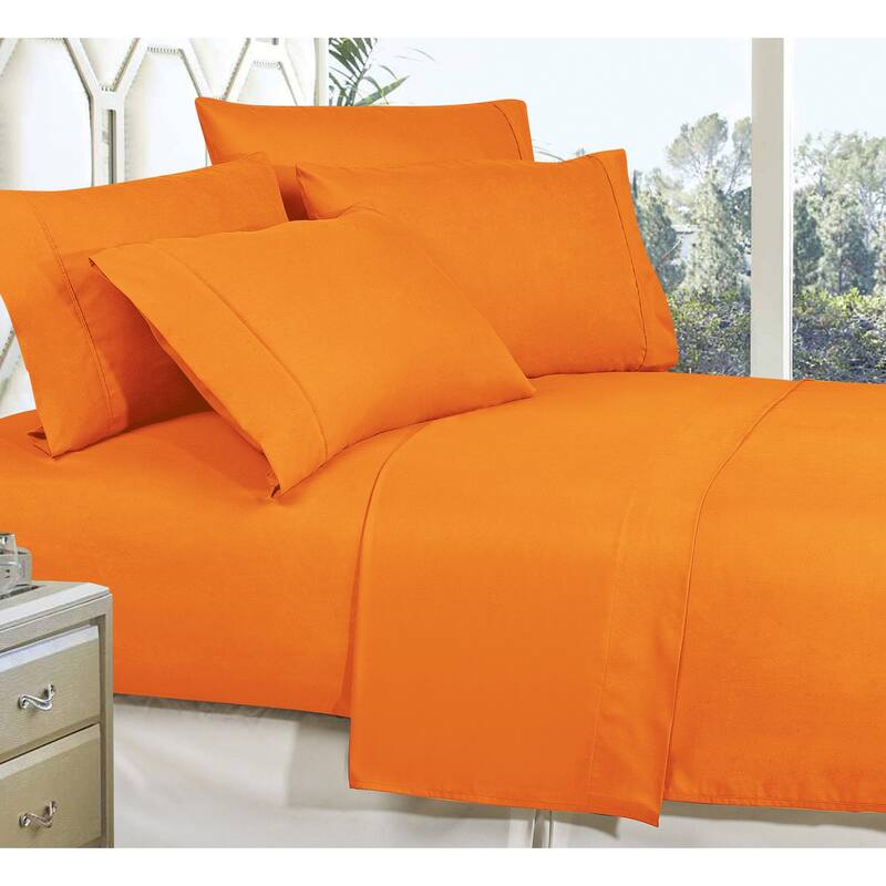 Copper Grove Boughton Wrinkle-resistant Deep-pocket Bed Sheet Set - Twin - Twin Xl - Orange