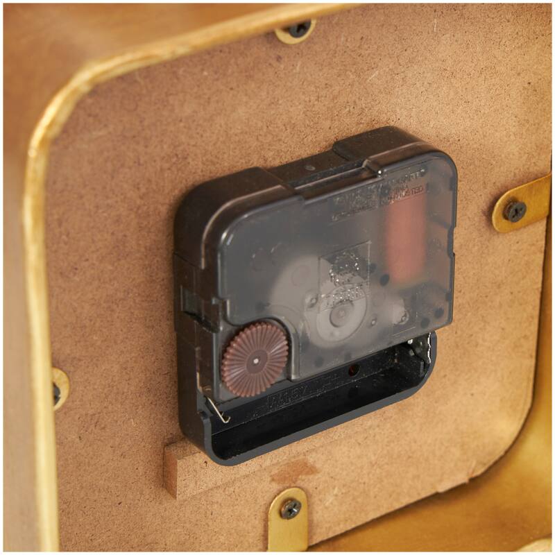 Gold Metal Antique Style Scroll Decorative Clock