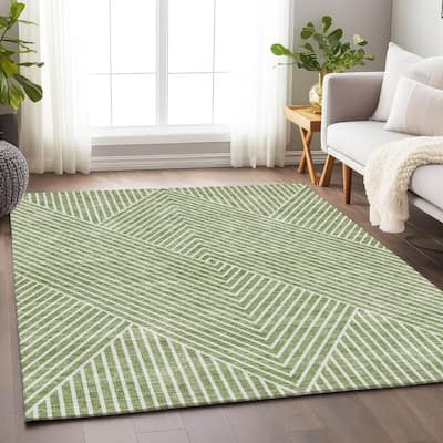 Premium Washable Super Soft Modern Geo Mayfield Rug