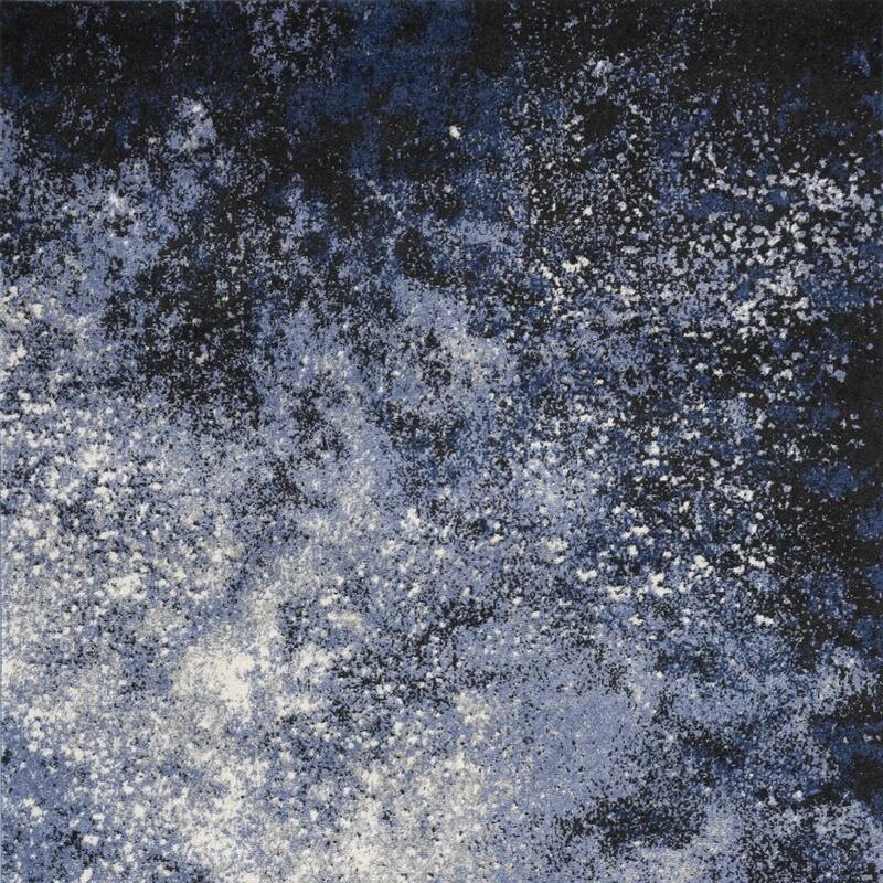 HomeRoots Abstract Modern Rectangle Area Rug - 87.00 in. x 63.00 in. x 0.50 in.