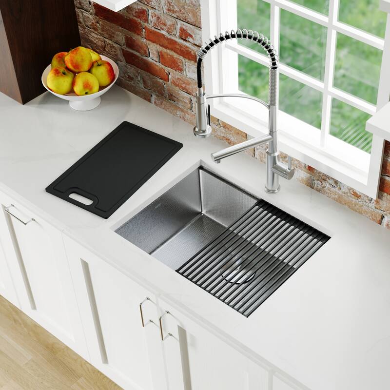 Karran USA HSU2419SB Matrix 24" Undermount Single Basin Stainless