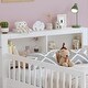 preview thumbnail 4 of 74, Safe Kids Bed Platform Bed Twin Size Wood Bed Frame with Storage Headboard and 2 Drawers Under, 3-Side Guardrails for Boys Girls