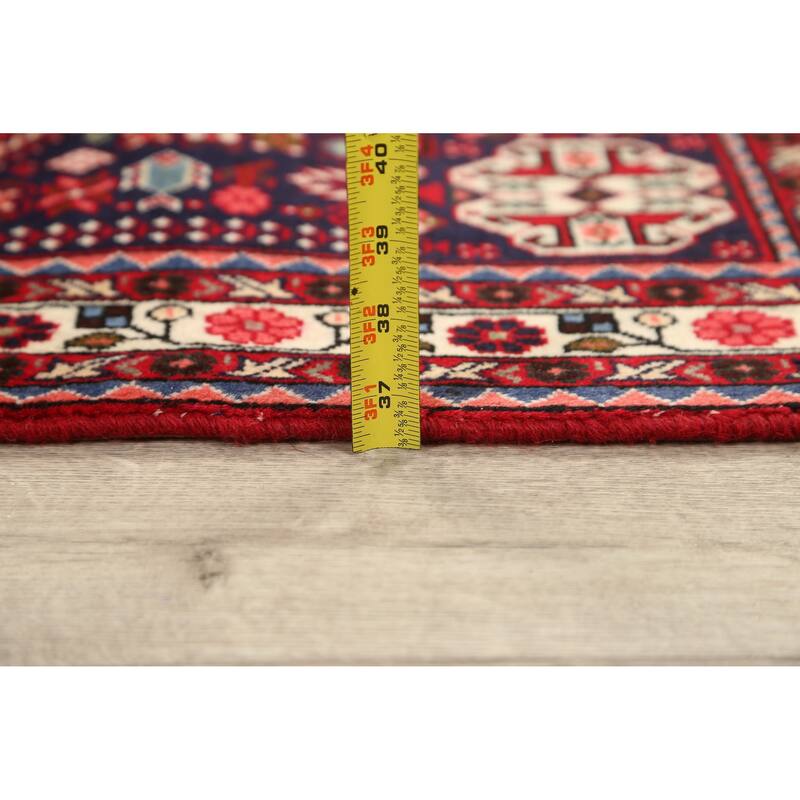 Vegetable Dye Tribal Abadeh Nafar Persian Area Rug Wool Handmade - 3'4" x 4'10"