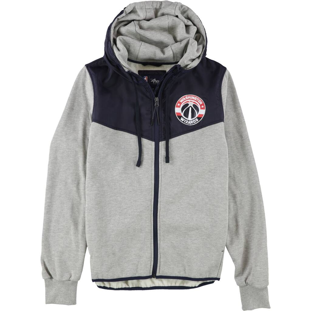 G-III Sports Womens Washington Wizards Hoodie Sweatshirt,, Grey, Small