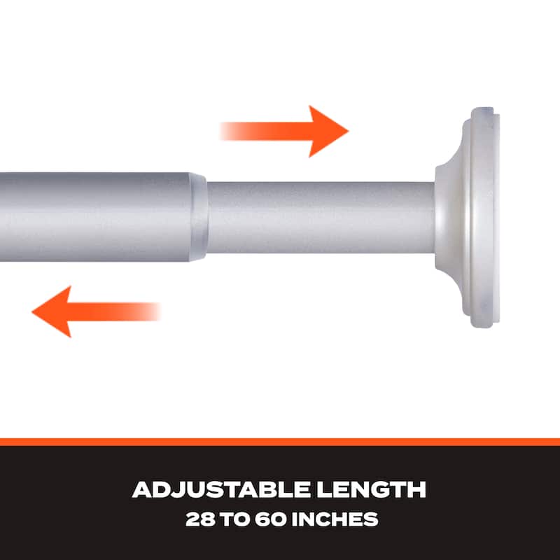 Sun Zero 5/8" Room Darkening Tension Rod - 28-60