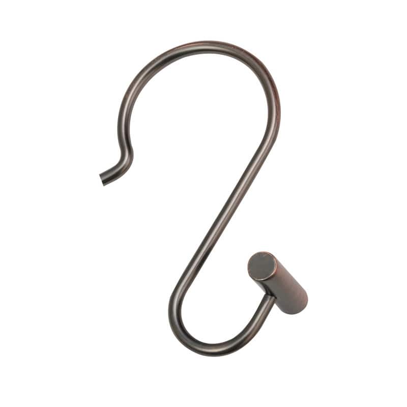 Utopia Alley Shower Rings Hooks, Shower Curtain Rings Hooks for Bathroom, Rust Resistant Shower Curtain Hooks Rings, Set of 12
