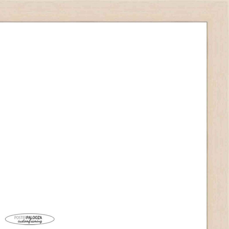 5x5 Traditional White Washed Wood Picture Square Frame
