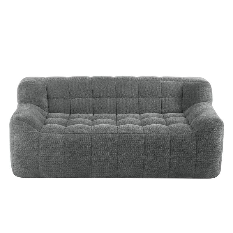 Full Compression Sofa with Memoru Foam Fill, No Assembly