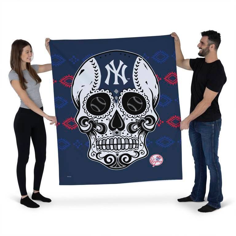 MLB Candy Skull Printed Wall Hanging