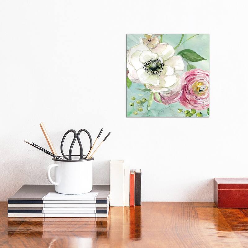 iCanvas "Asbury Garden Bloom III" by Carol Robinson Canvas Print - 12x12x1.5