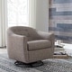 preview thumbnail 1 of 7, Upshur Swivel Glider Accent Chair Taupe