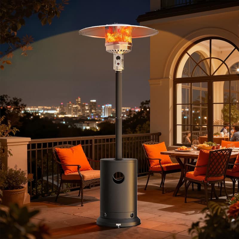 Upgraded 50,000 BTU Stainless Steel Propane Gas Outdoor Patio Heater