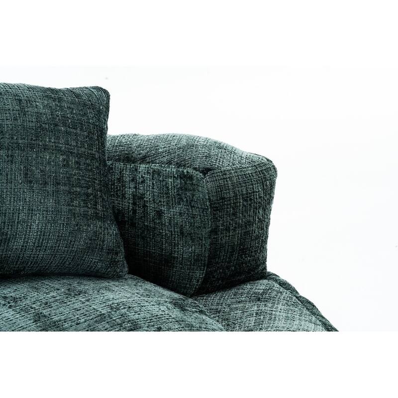 Round Bean Bag Chairs for Soft Chenille Cover