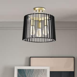 Maxax 3 - Lights Semi Flush Mount