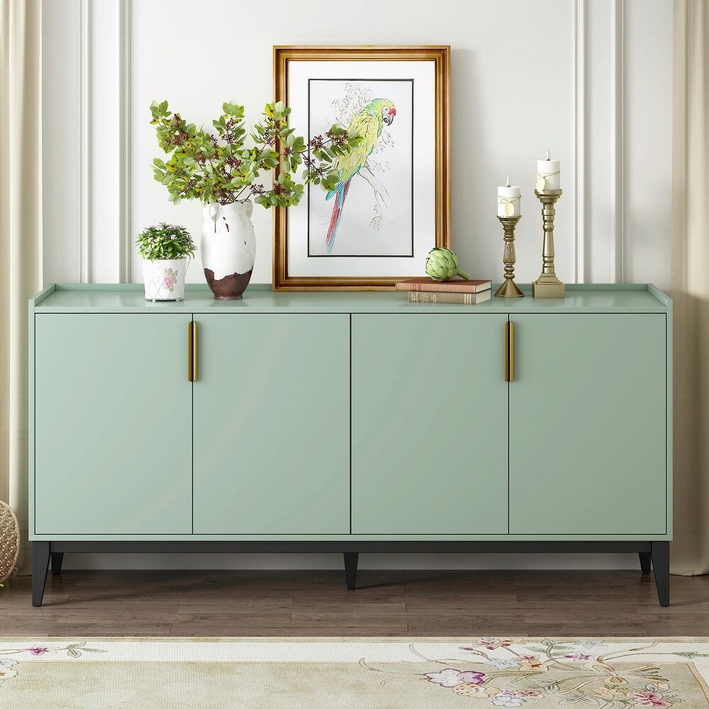 Sage green clearance accent cabinet