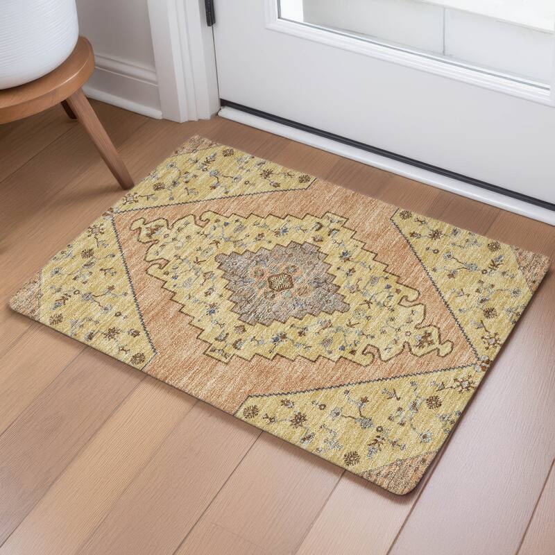 Machine Washable Indoor/ Outdoor Global Marrakesh Chantille Rug