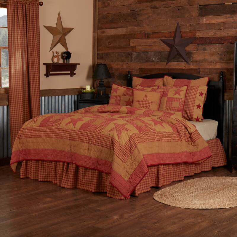 Ninepatch Star Quilt - King
