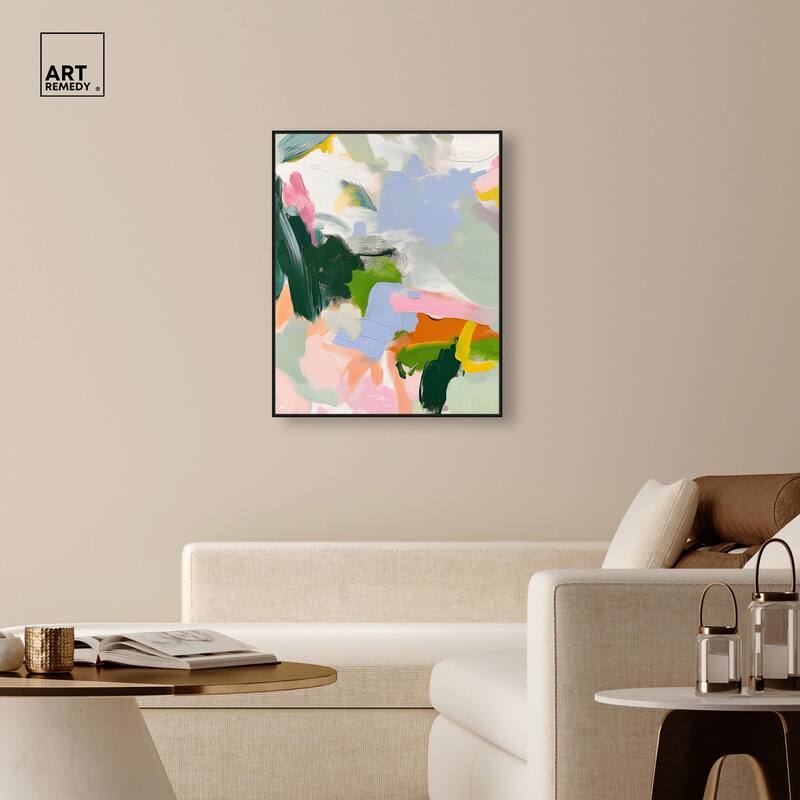 Color Palette Poetry Canvas by Art Remedy