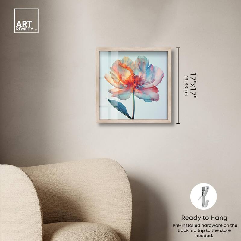 Peony Phases Shadowbox by Art Remedy