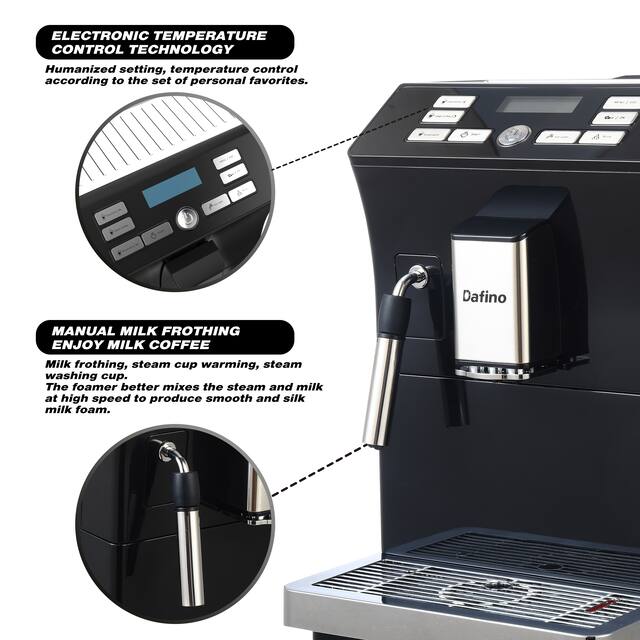 Popular Fully Automatic Espresso Machine w/ Milk Frother